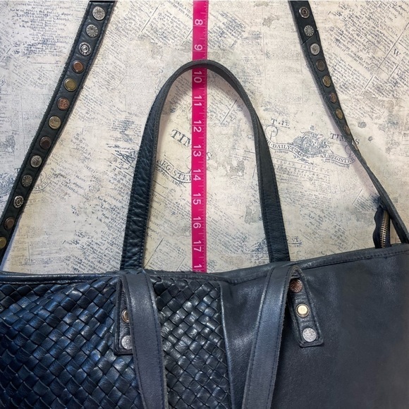 Viola Castellani Milano Woven Tote Shoulder Bag - Picture 12 of 13